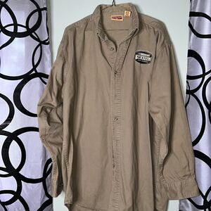 Cotton legends, NASCAR Nextel cup series, long sleeve button down shirt Large